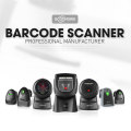 2D symbol cordless handheld scanner wireless imager barcode reader with base